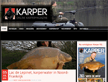 Tablet Screenshot of karper-magazine.nl